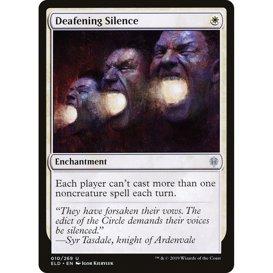 Deafening Silence (ELD-010) - Throne of Eldraine Foil