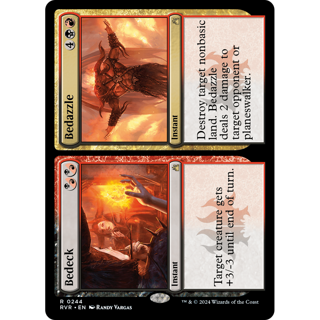 Bedeck // Bedazzle (RVR-244) - Ravnica Remastered Foil