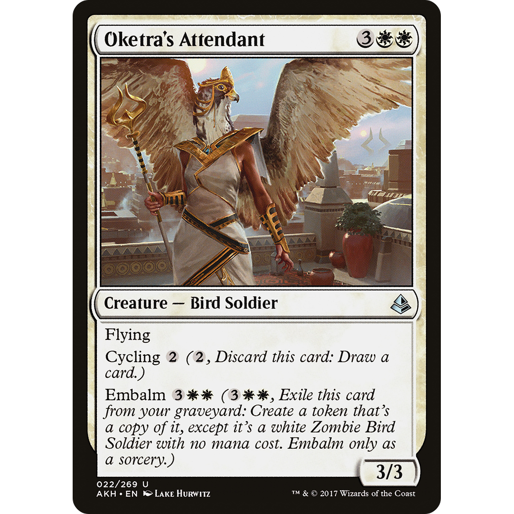 Oketra's Attendant (AKH-022) - Amonkhet Foil