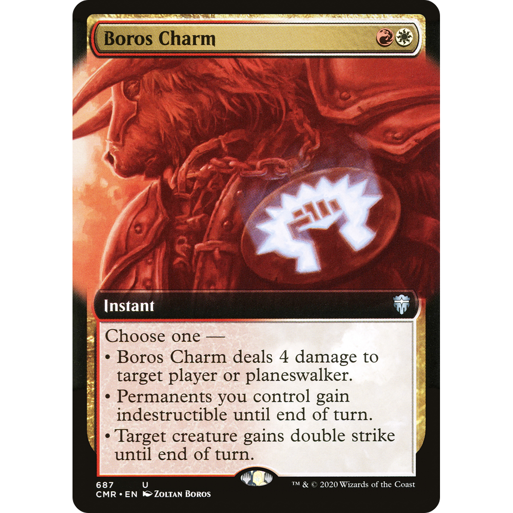 Boros Charm (Extended Art) (CMR-687) - Commander Legends: (Extended Art)
