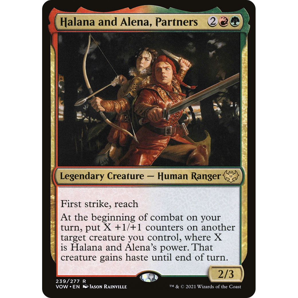 Halana and Alena, Partners (VOW-239) - Innistrad: Crimson Vow
