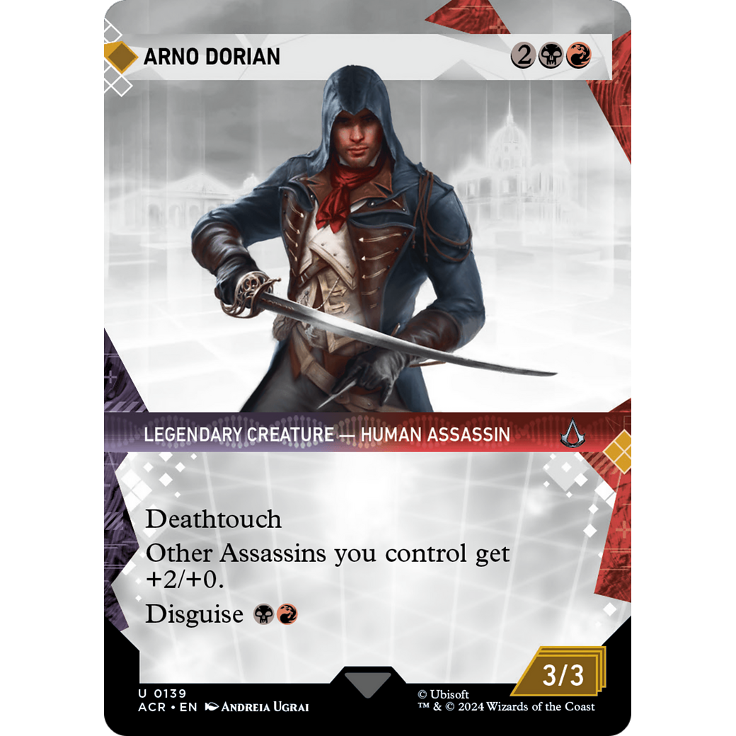 Arno Dorian (Showcase) (ACR-139) - Assassin's Creed: (Showcase) (Borderless) Foil
