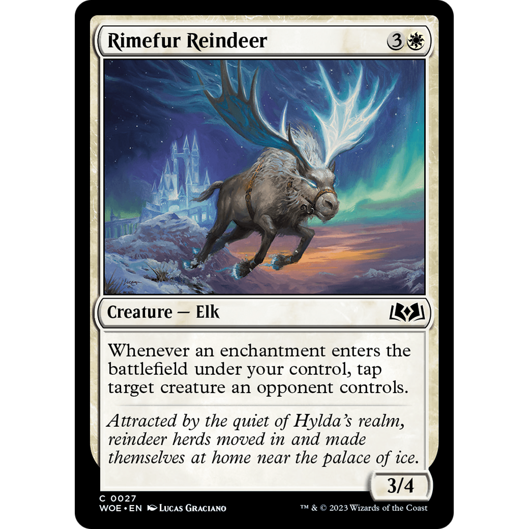 Rimefur Reindeer (WOE-027) - Wilds of Eldraine