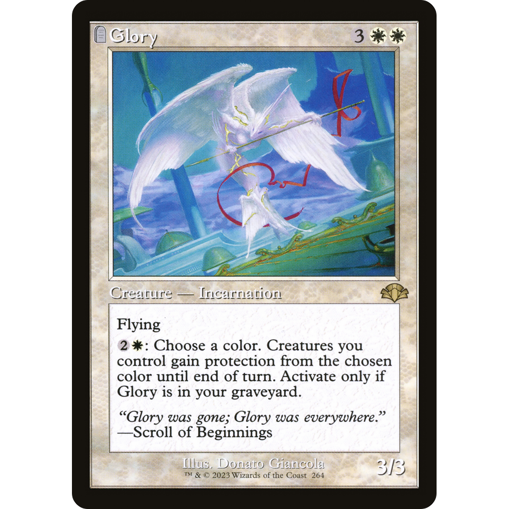 Glory (Retro Frame) (DMR-264) - Dominaria Remastered: (tombstone)