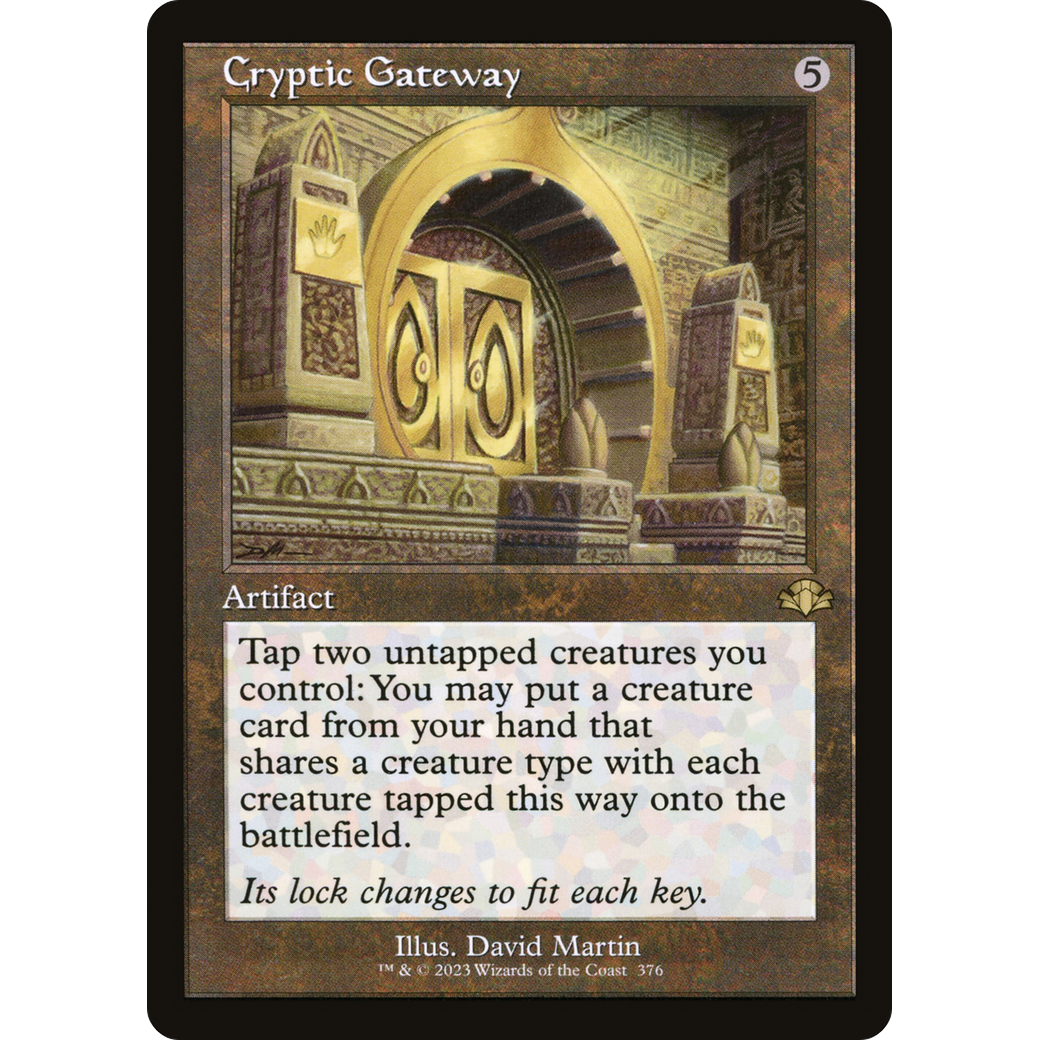 Cryptic Gateway (Retro Frame) (DMR-376) - Dominaria Remastered