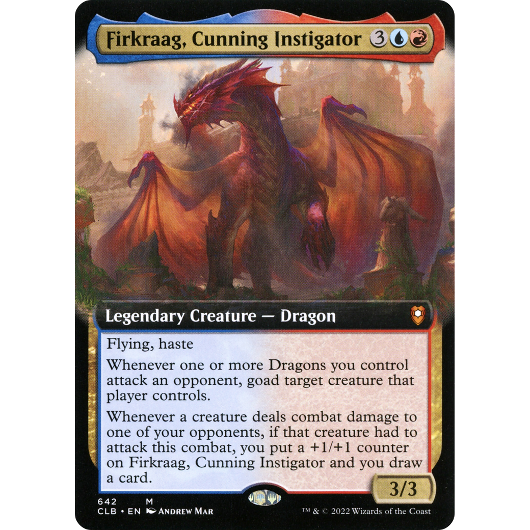 Firkraag, Cunning Instigator (CLB-642) - Commander Legends: Battle for Baldur's Gate: (Extended Art) Foil