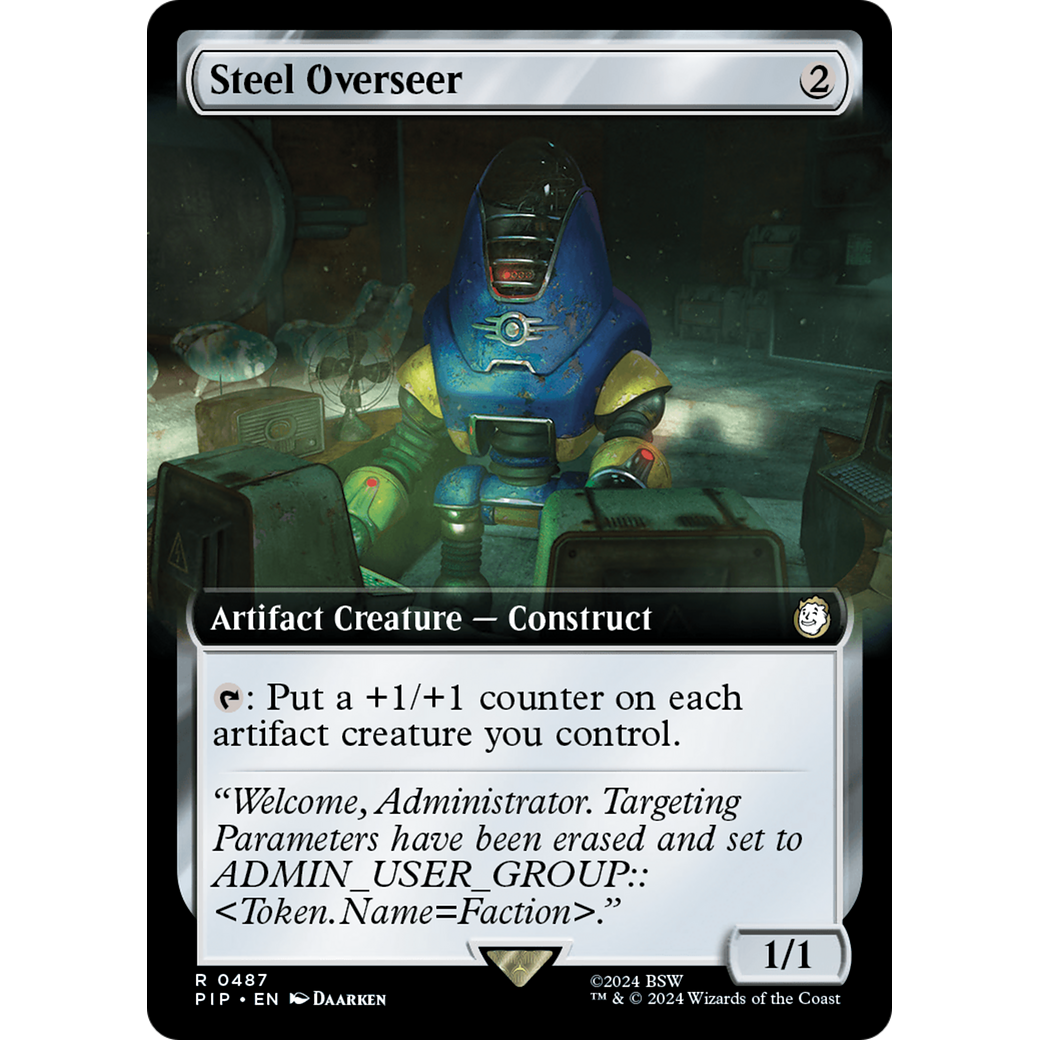 Steel Overseer (PIP-487) - Fallout: (Extended Art) Foil