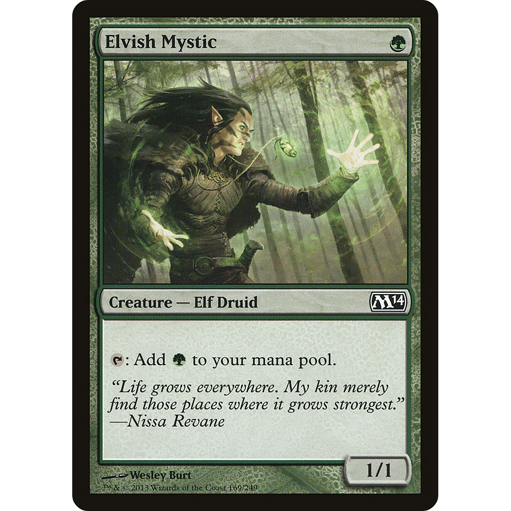 Elvish Mystic (M14-169) - Magic 2014 Foil