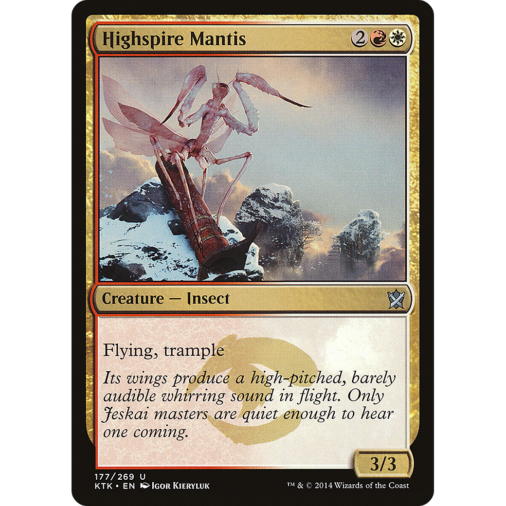 Highspire Mantis (KTK-177) - Khans of Tarkir