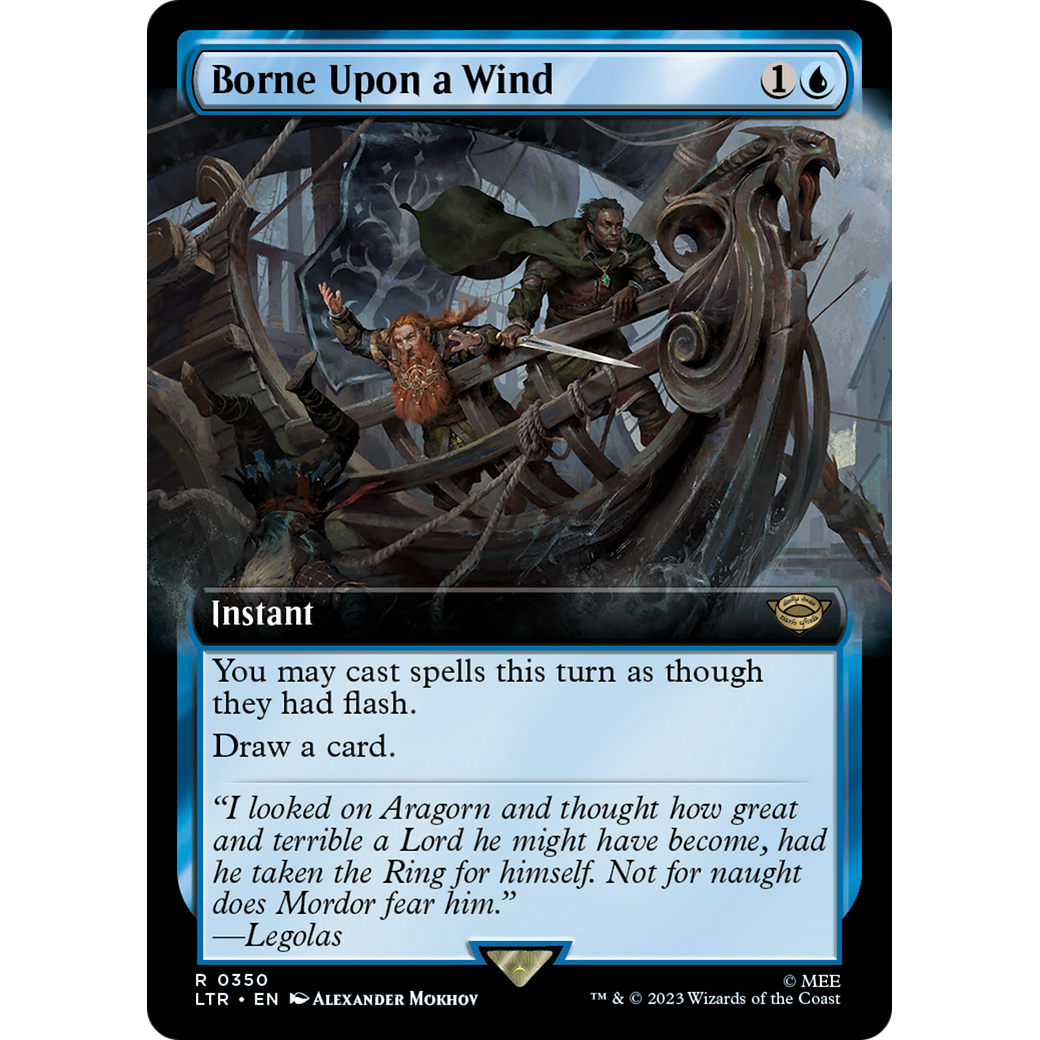 Borne Upon a Wind (LTR-350) - The Lord of the Rings: Tales of Middle-earth: (Extended Art)