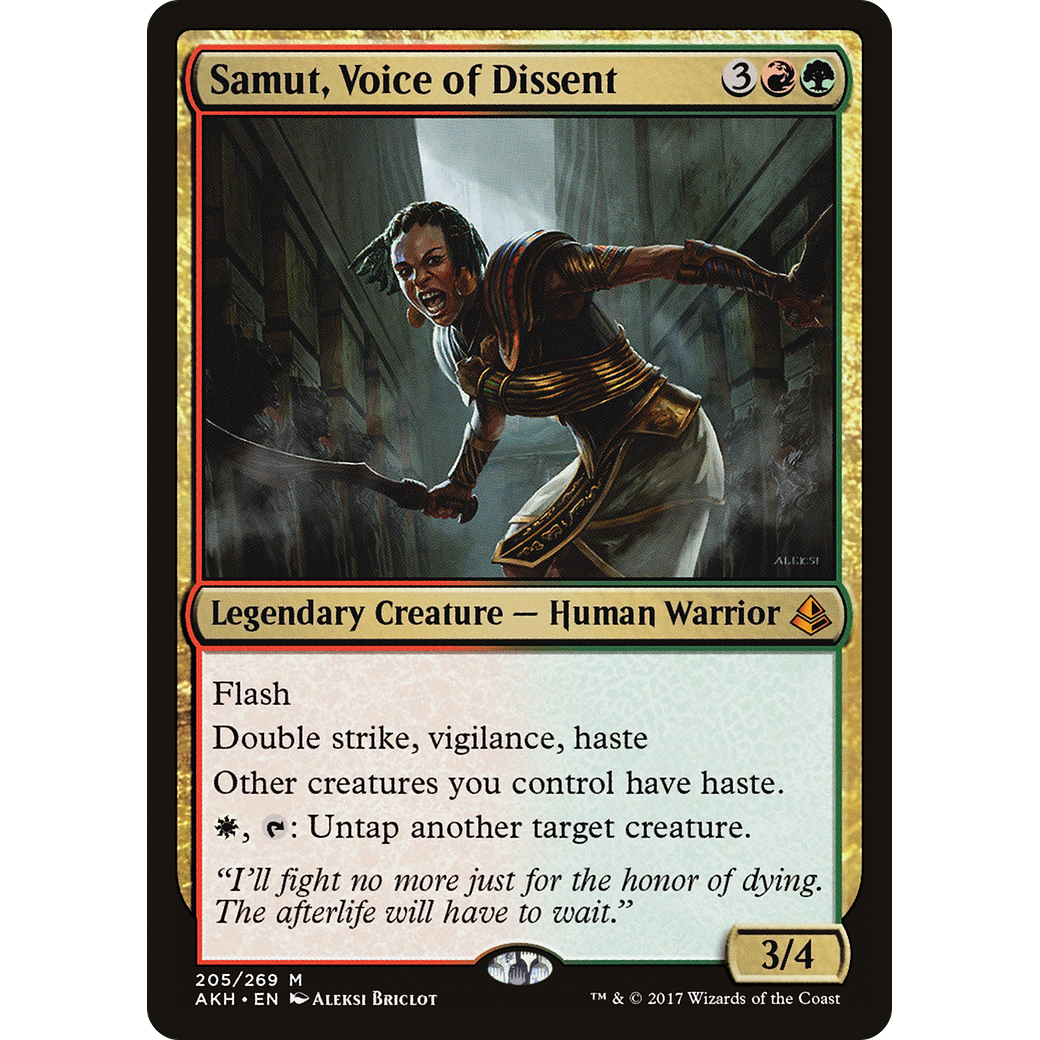 Samut, Voice of Dissent (AKH-205) - Amonkhet