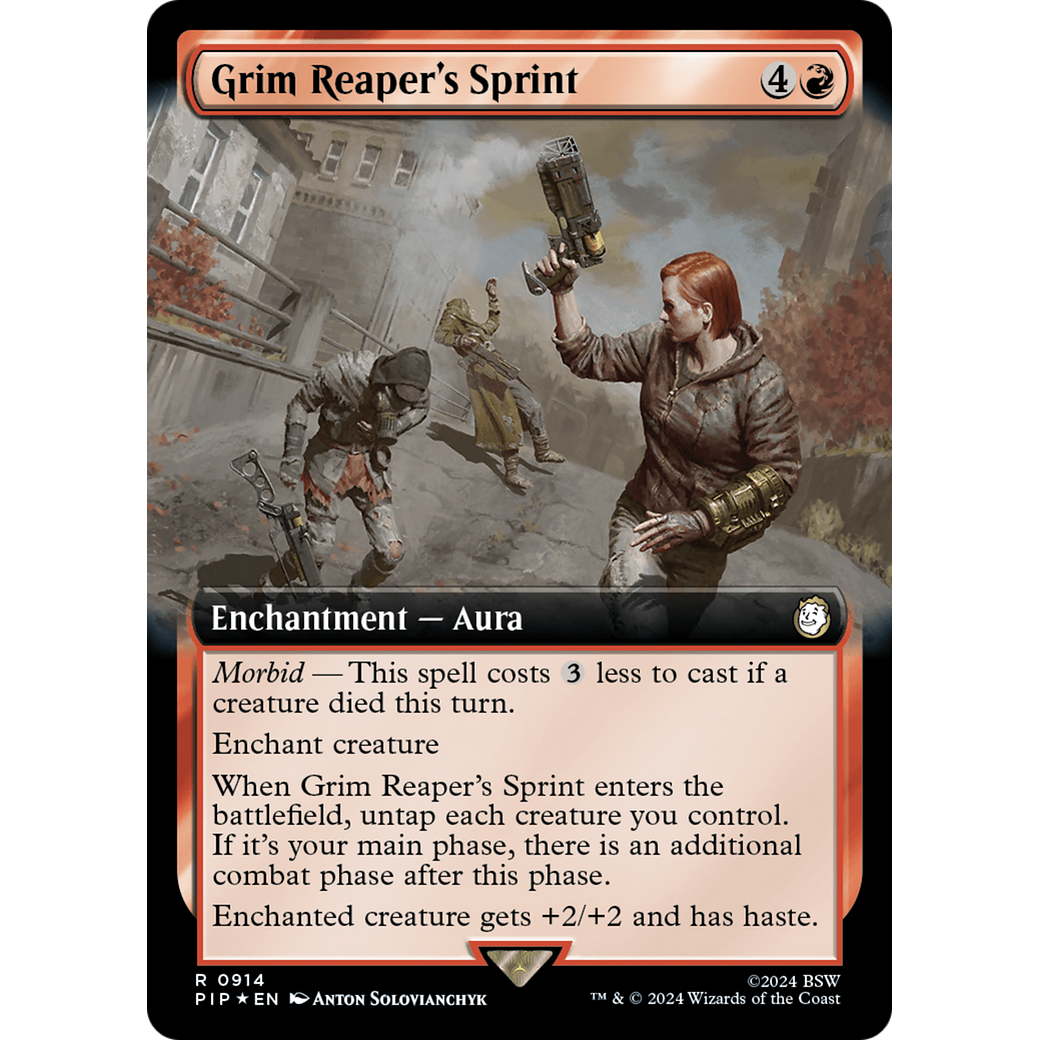 Grim Reaper's Sprint (PIP-914) - Fallout: (Extended Art) Foil