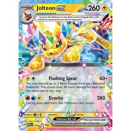 Jolteon ex - 030/131 30 - SV Prismatic Evolutions Holofoil