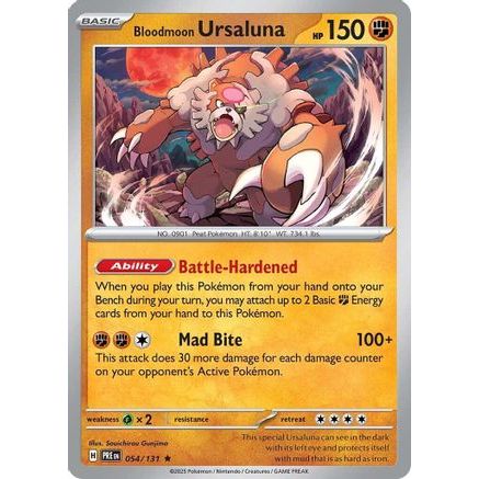 Bloodmoon Ursaluna 54 - SV Prismatic Evolutions Holofoil