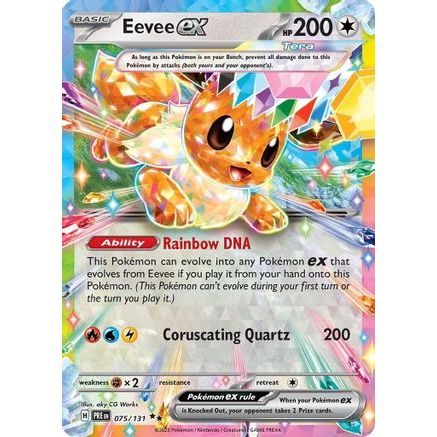 Eevee ex - 075/131 75 - SV Prismatic Evolutions Holofoil