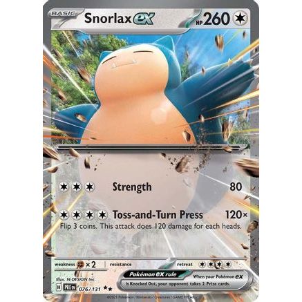 Snorlax ex 76 - SV Prismatic Evolutions Holofoil
