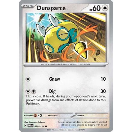 Dunsparce 79 - SV Prismatic Evolutions Reverse Holofoil