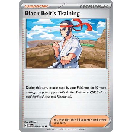 Black Belt's Training - 099/131 99 - SV Prismatic Evolutions Reverse Holofoil