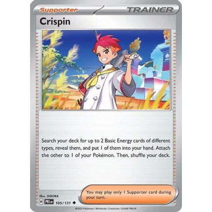 Crispin - 105/131 105 - SV Prismatic Evolutions Reverse Holofoil