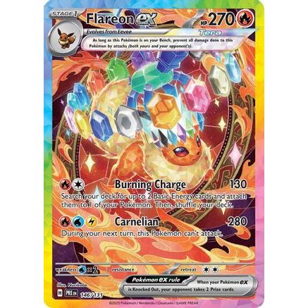 Flareon ex - 146/131 146 - SV Prismatic Evolutions Holofoil