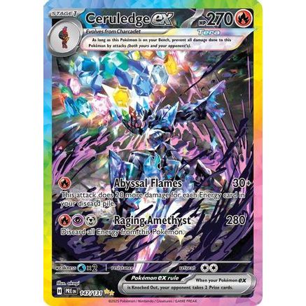 Ceruledge ex 147 - SV Prismatic Evolutions Holofoil