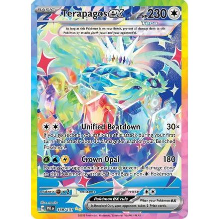 Terapagos ex - 169/131 169 - SV Prismatic Evolutions Holofoil