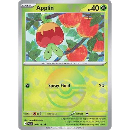Applin (Poke Ball Pattern) 9 - SV Prismatic Evolutions Holofoil