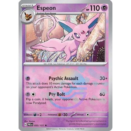 Espeon (Poke Ball Pattern) 33 - SV Prismatic Evolutions Holofoil
