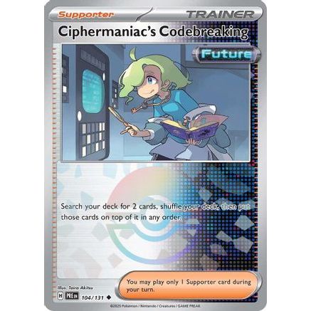 Ciphermaniac's Codebreaking (Poke Ball Pattern) 104 - SV Prismatic Evolutions Holofoil