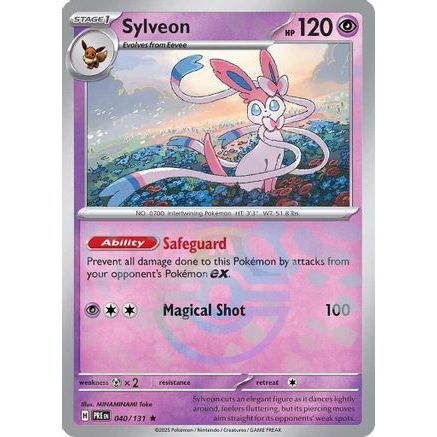 Sylveon (Master Ball Pattern) 40 - SV Prismatic Evolutions Holofoil