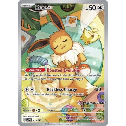 Eevee - 173 (Pokemon Center Exclusive) 173 - SV Scarlet & Violet Promo Cards Holofoil