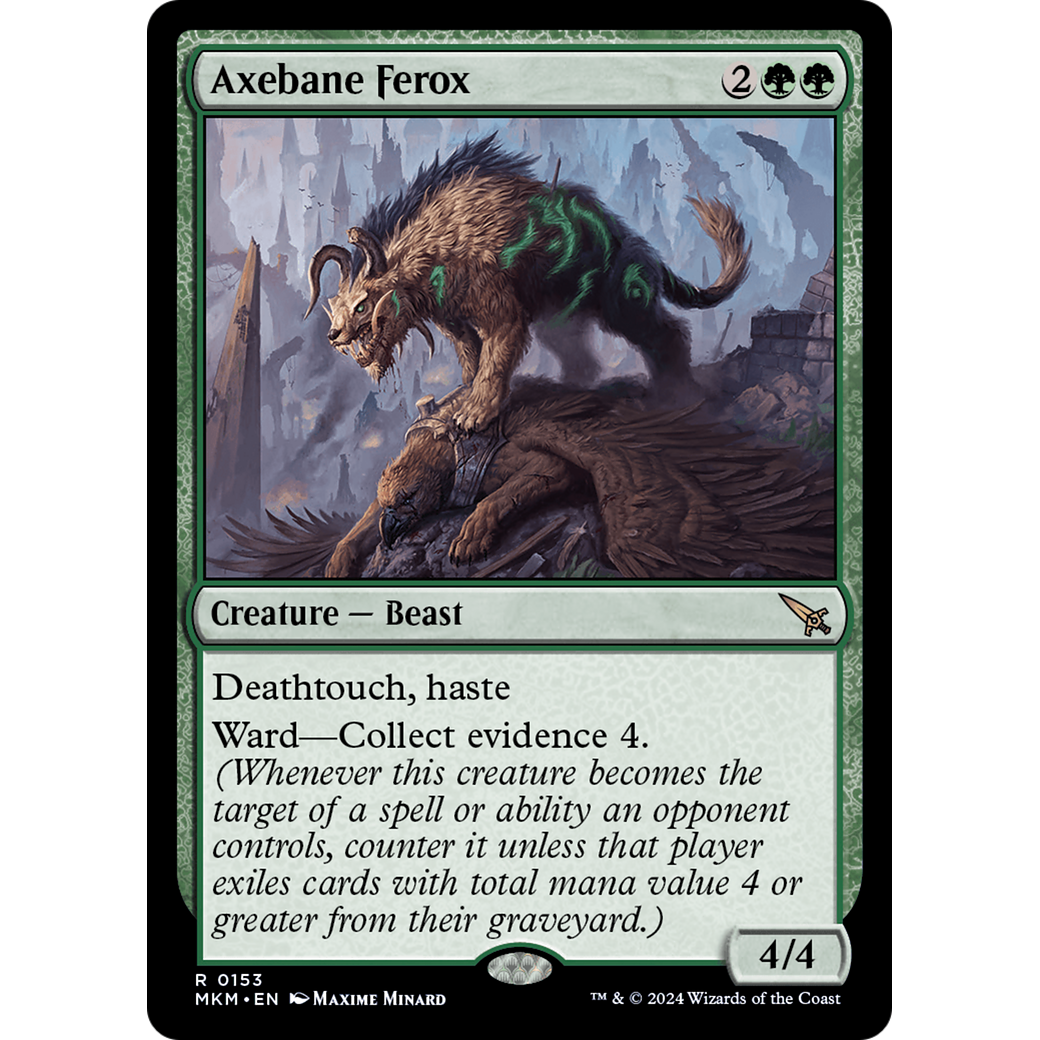 Axebane Ferox (MKM-153) - Murders at Karlov Manor Foil