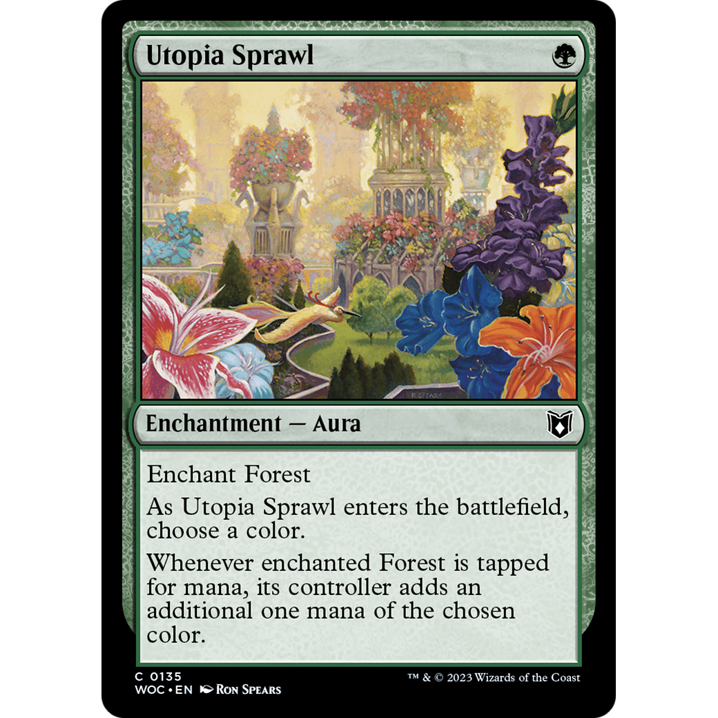 Utopia Sprawl (WOC-135) - Wilds of Eldraine Commander
