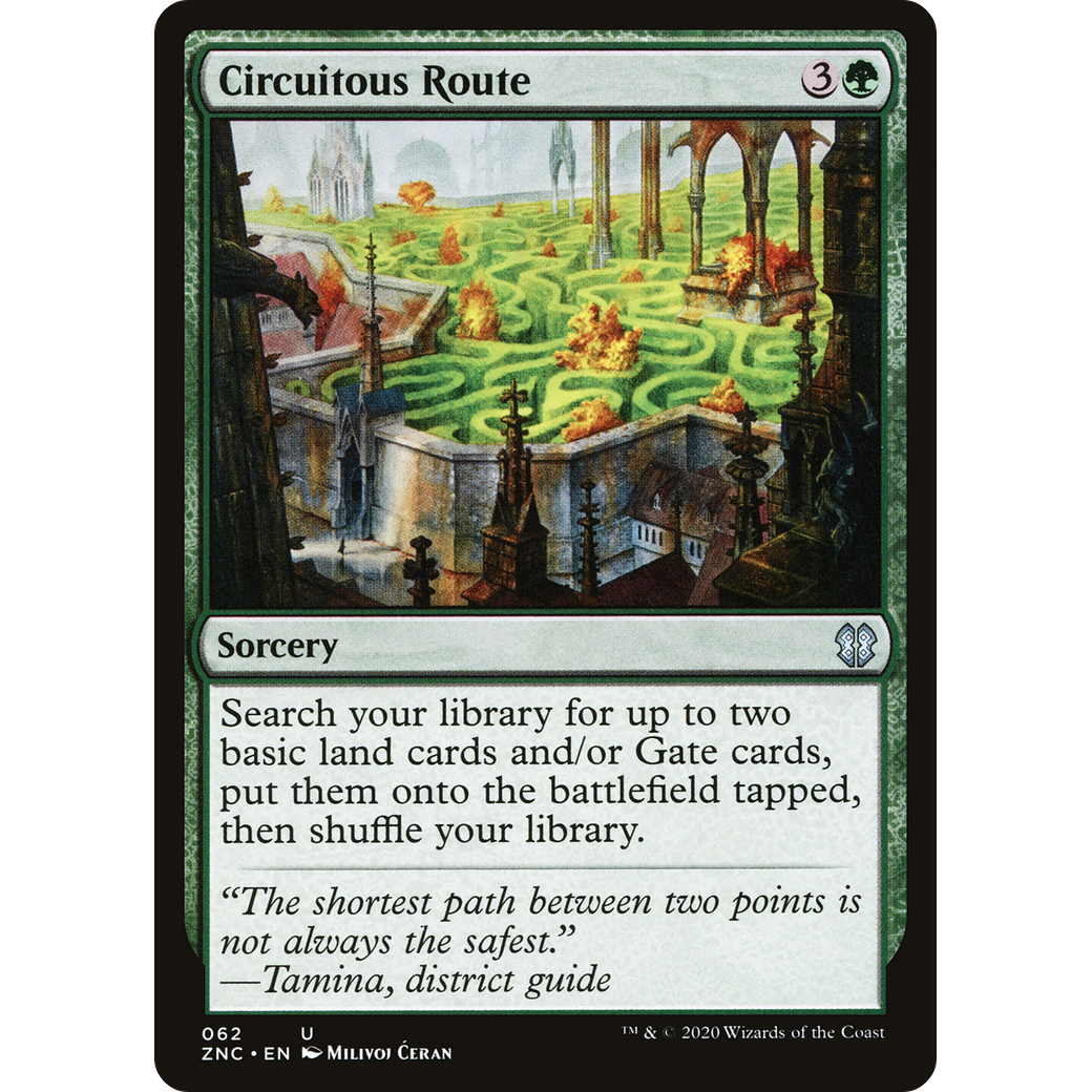 Circuitous Route (ZNC-062) - Zendikar Rising Commander