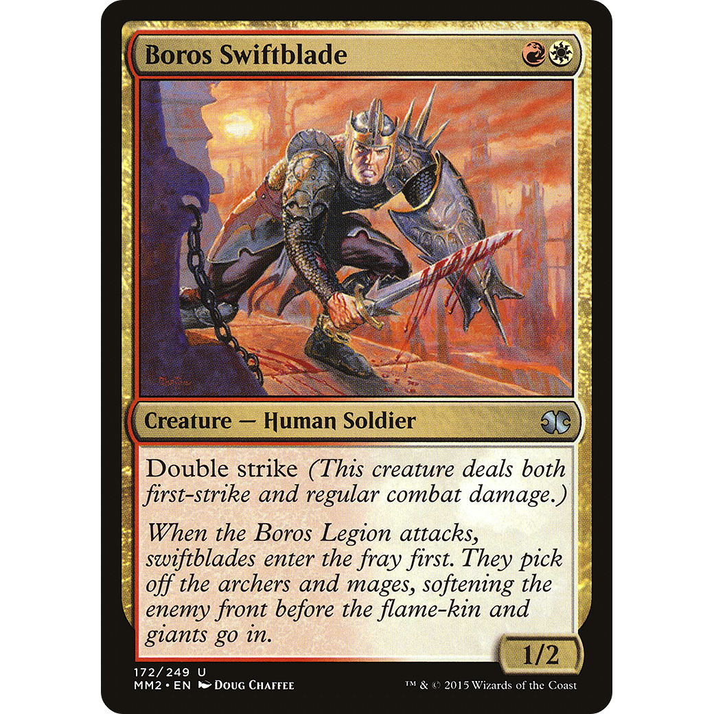 Boros Swiftblade (MM2-172) - Modern Masters 2015