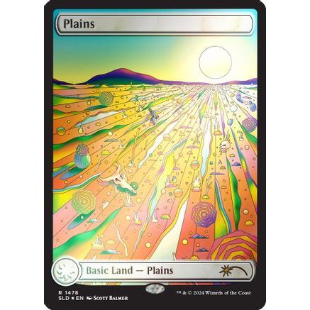 Plains (1478) (Rainbow Foil) (SLD-1478) - Secret Lair Drop Series Foil