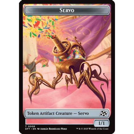 Servo // Thopter (0009) Double-Sided Token (DFT-8 // 9) - Aetherdrift Foil