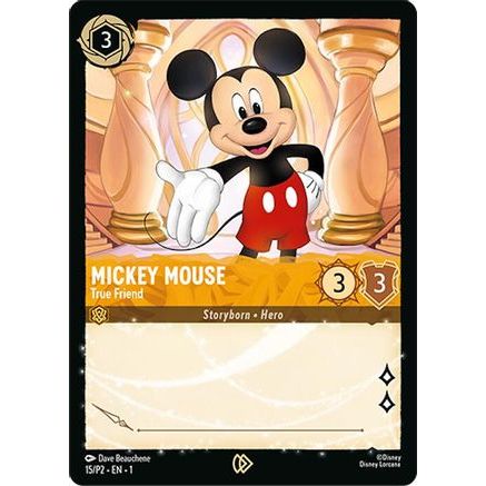 Mickey Mouse - True Friend (15) - Disney Lorcana Promo Cards