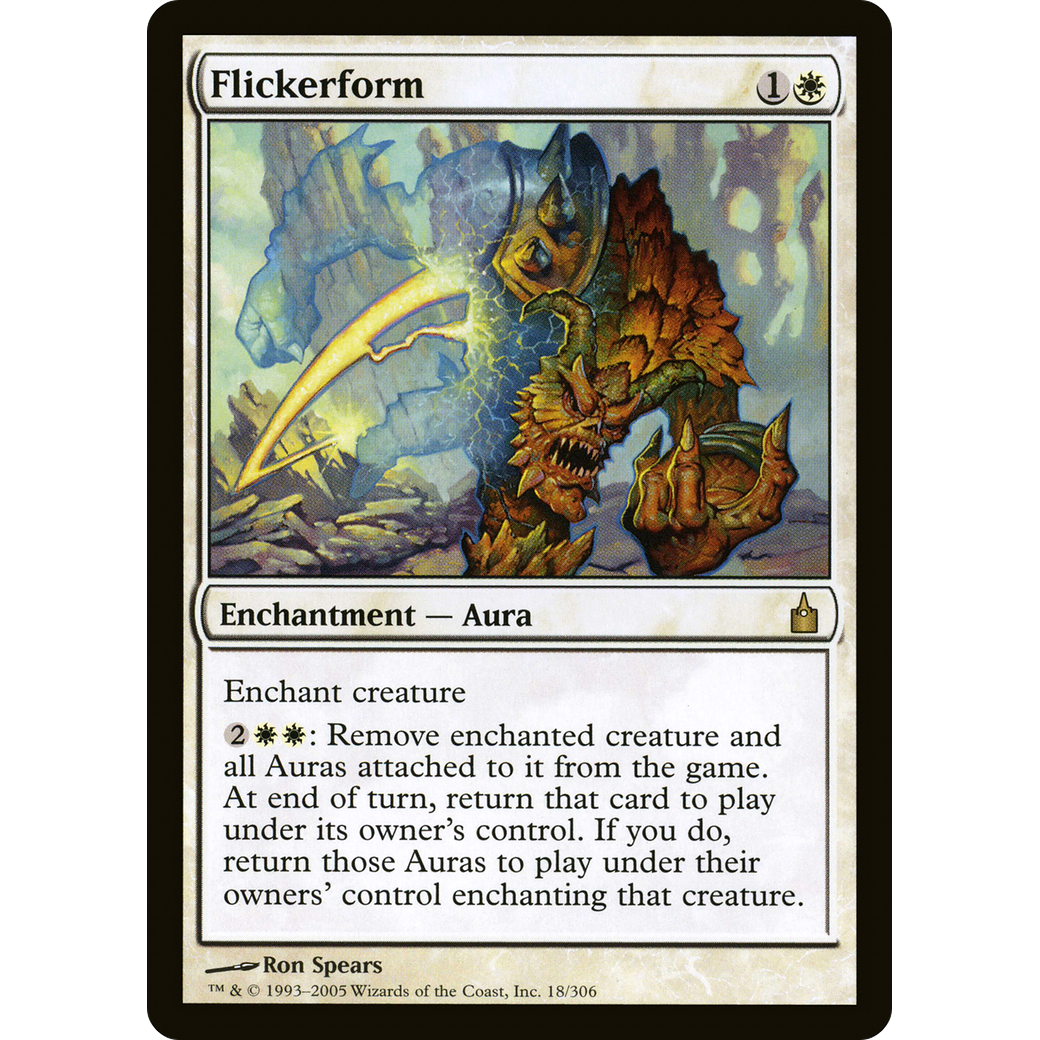 Flickerform (RAV-018) - Ravnica: City of Guilds Foil