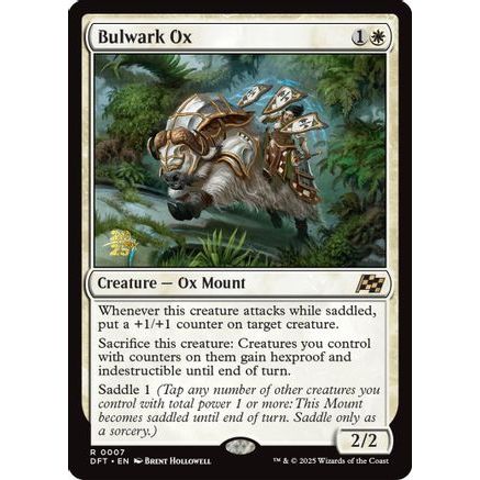 Bulwark Ox (PRE-007) - Prerelease Cards Foil