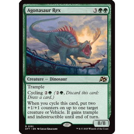Agonasaur Rex (PPDFT-151) - Promo Pack: Aetherdrift Foil