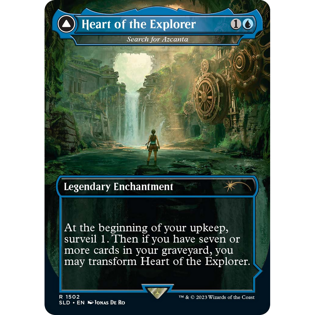 Heart of the Explorer - Search for Azcanta (SLD-1502) - Secret Lair Drop (Borderless)