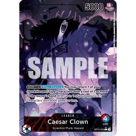 Caesar Clown (002) (Parallel) (OP10-002) - Royal Blood Foil