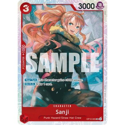 Sanji (OP10-005) - Royal Blood Foil