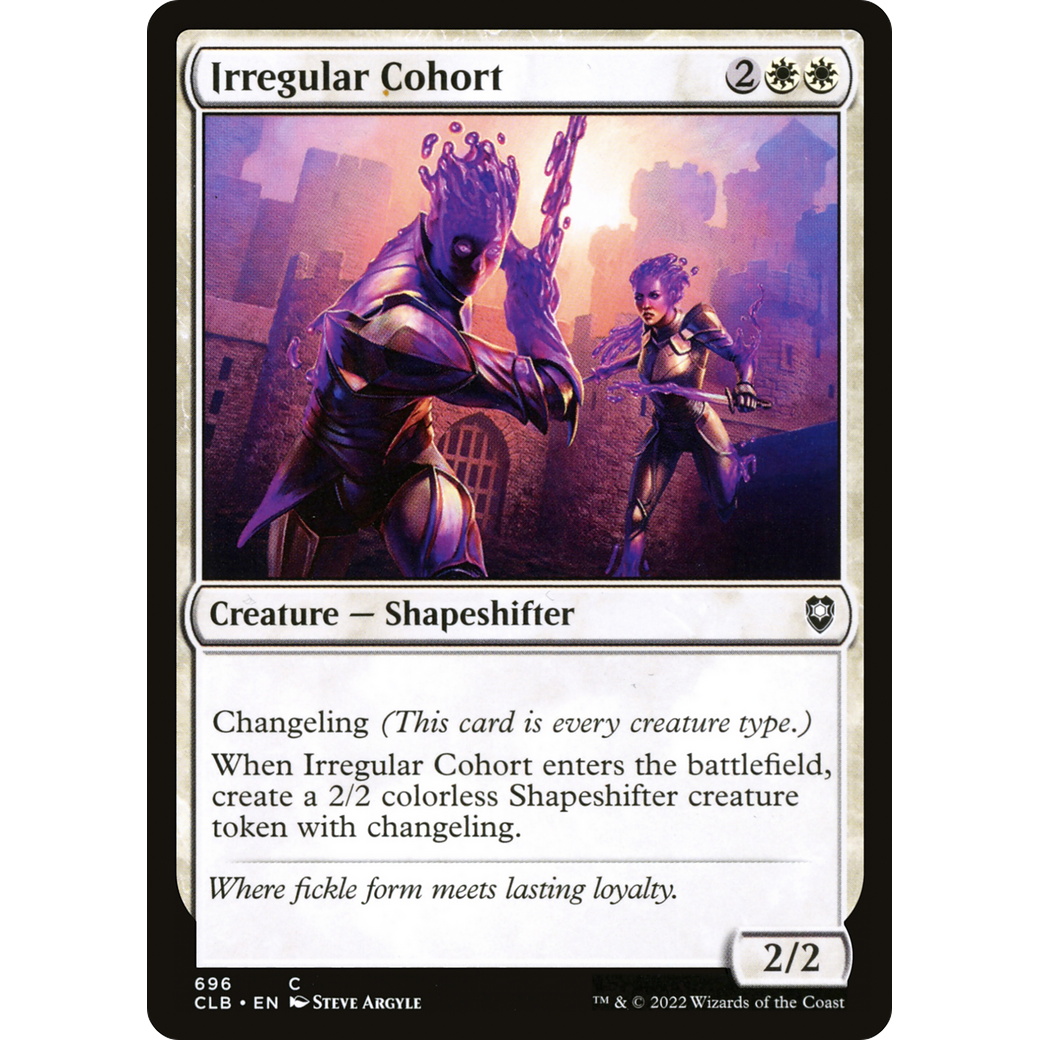 Irregular Cohort (CLB-696) - Commander Legends: Battle for Baldur's Gate