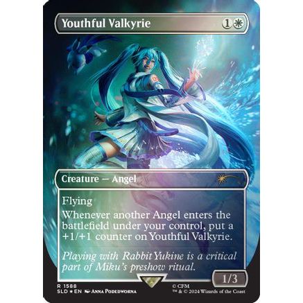 Youthful Valkyrie (Rainbow Foil) (SLD-1588) - Secret Lair Drop Series Foil