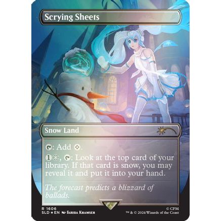 Scrying Sheets (Rainbow Foil) (SLD-1606) - Secret Lair Drop Series Foil