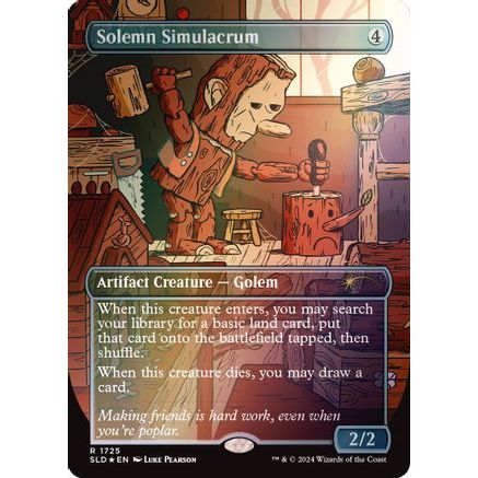 Solemn Simulacrum (1725) (Rainbow Foil) (SLD-1725) - Secret Lair Drop Series Foil