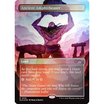 Ancient Amphitheater (Rainbow Foil) (SLD-1320) - Secret Lair Drop Series Foil