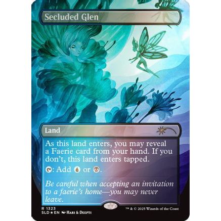 Secluded Glen (Rainbow Foil) (SLD-1323) - Secret Lair Drop Series Foil